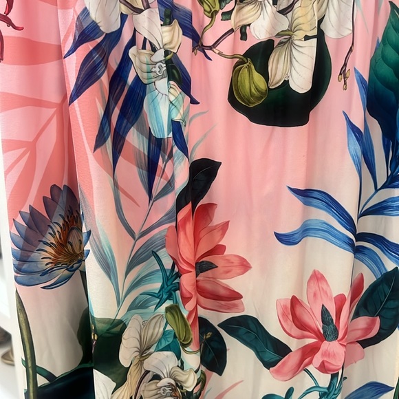 Floral strapless tropical maxi dress - Picture 3 of 3